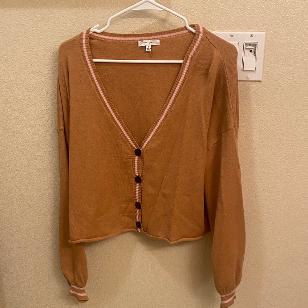 Cozy Brown Cardigan Sweater